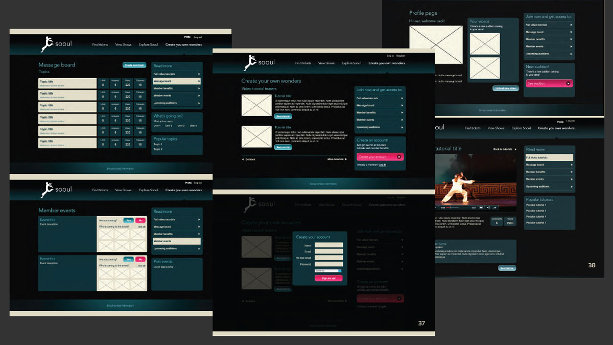 interactive web design