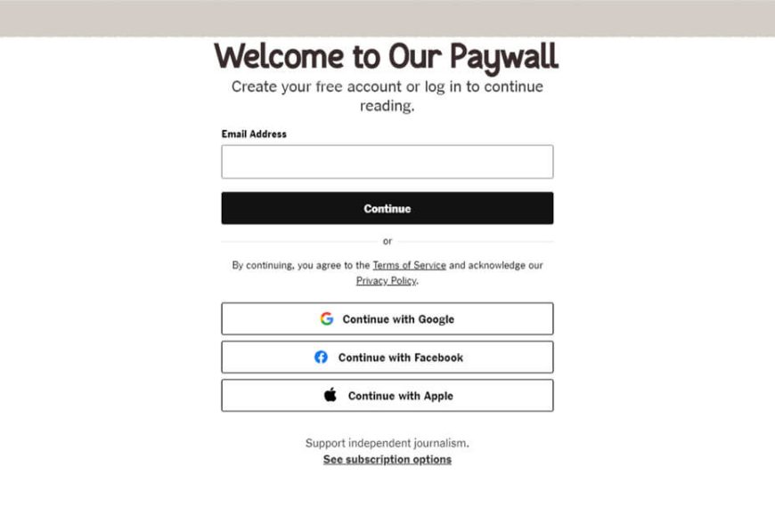 paywall